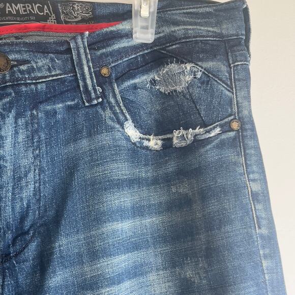 Heritage of America Denim Distillery 1776 Distressed Men's Jeans 38 x 34 - Picture 13 of 16